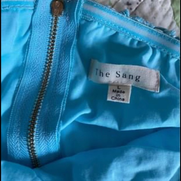 POWDER BLUE CROCHET TOP - Picture 5 of 5